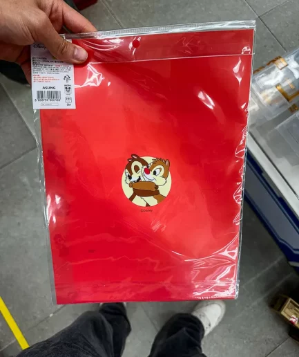 Carpeta con separadores de Chip y Chop